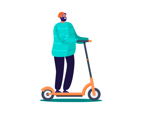 Mensch E-Roller Scooter